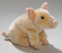 Schwein sitzend ca. 18 cm