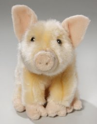 Schwein sitzend ca. 18 cm