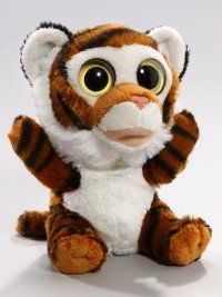 Tiger braun mit großen Augen ca. 16 cm