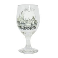 2er Set Trinkpokal Hogwarts mit Farbwechsel Glas, 400 ml