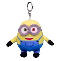 Minions Plüsch-Schlüsselanhänger Bob