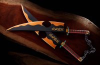Demon Slayer: Kimetsu no Yaiba Proplica Repliken 1/1 Plastik Nichirin Schwerter (Tengen Uzui) 110 cm