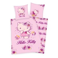 Hello Kitty Bettwäsche Hello Kitty 135 x 200 cm / 80 x 80 cm