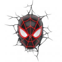 Marvel 3D LED Leuchte Spider-Man Miles Morales Face 3D