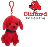 Plüsch Schlüsselanhänger Big Red Dog 10 cm