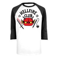 Stranger Things Loose POP! Tees T-Shirt Hellfire Club 3/4