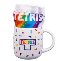 2er Set Tetris Tasse und Socken Set Tetriminos