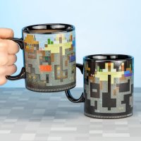 2er Set Minecraft Tasse mit Thermoeffekt