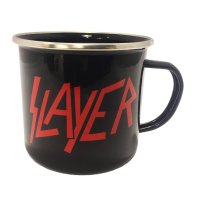 4er Set Slayer-Emaille-Becher-Logo