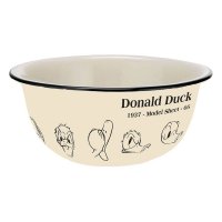 4er Set Modellblatt Donald Duck Schüssel