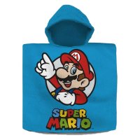 Badeponcho (60x60cm, Baumwolle), Super Mario