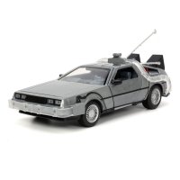 Back to the Future Hollywood Rides Diecast Modell 1/24 Back to the Future 1 Time Machine