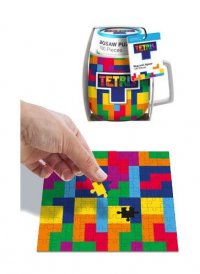 2er Set Tetris Tasse und Puzzle Set Tetriminos