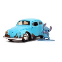 Lilo & Stitch Hollywood Rides Diecast Modell 1/32 Blue Volkswagen Beetle mit Figur