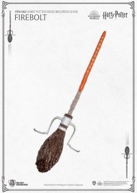 2er Set Harry Potter Kugelschreiber Firebolt Besenstiel 29 cm