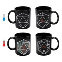 2er Set Dungeons & Dragons Tasse mit Thermoeffekt Magic