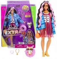 Barbie Extra Puppe Stylingzubehör + Tier 24x33cm