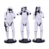 Original Stormtrooper Figuren 3er-Pack Three Wise Stormtroopers 14 cm - Beschädigte Verpackung