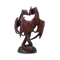 Anne Stokes Kerzenständer Dragon Heart Valentine's Edition 23 cm