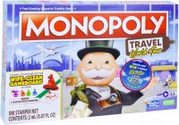 Monopoly Spiel Travel World Tour 27x40 cm (Sprache Englisch)