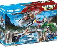 Playmobil Rescue Action - Rettungshubschrauber Canyon 38x51cm