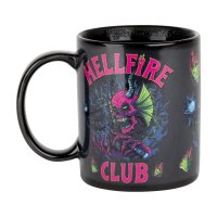 2er Set Stranger Things Tasse mit Thermoeffekt Hellfire Club 320 ml