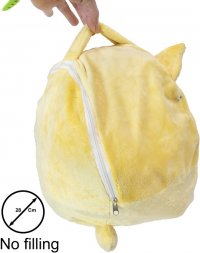 Pyjamatasche Plüsch Katze 16x30 cm