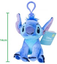 Schlüsselanhänger Disney Lilo & Stitch Plüsch Stitch ca. 14 cm