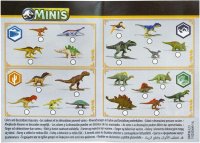 JURASSIC WORLD MINIS FIGURE BLINDBOX WITH 1 SPECIAL OR SET OF 2 DINOS 6X12CM ASSORTED IN DISPLAY