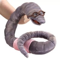 Handpuppe Bücherwurm