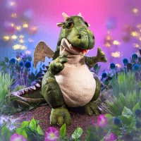 Handpuppe Freundlicher Drache