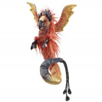Handpuppe Feuervogel-Armband