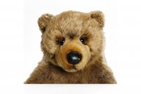Plüsch Braunbär, Grizzly-Bär sitzend