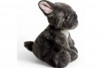 Plüsch Französische Bulldogge grau
