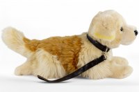 Plüsch Golden Retriever mit Leine