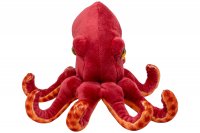 Plüsch- Krake, Oktopus rot