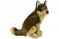 Plüsch-Wolf sitzend