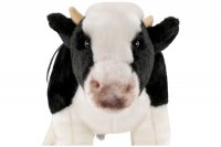 Plüsch-Kuh stehend schwarz-weiß