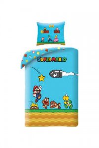 Super Mario Bettwäsche Ver. 3 140 x 200 cm / 70 x 90 cm