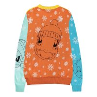 Pokémon Pullover Pikachu, Bulbasaur, Squirtle & Charmender (Christmas Jumper)