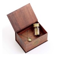 Harry Potter: Hermoine Potions Time Turner Halskette und Ohrringe Geschenkset (Goldfarben)