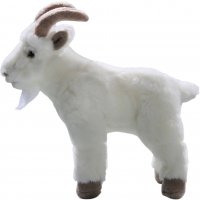 Plüsch Ziege weiß
