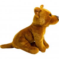 Plüsch Stafford Bullterrier braun