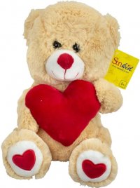 Plüsch Tier mit Herz 25 cm