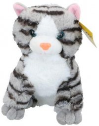 Sunkid Plüsch Katze sitzend 23 cm