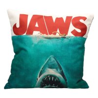 Jaws Kissen Poster Collage 45 cm Kissen Der weiße Hai