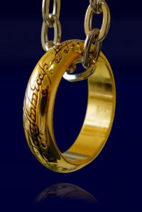 Herr der Ringe Ring Der Eine Ring (vergoldet)